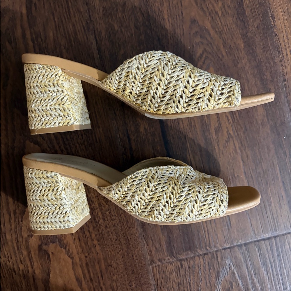 Seychelles Raffia Heel